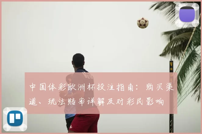 中国体彩欧洲杯投注指南：购买渠道、玩法赔率详解及对彩民影响