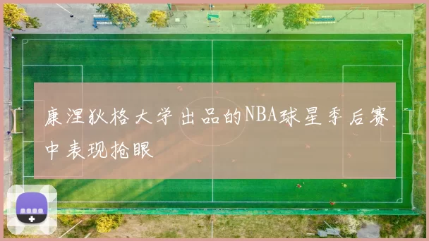 康涅狄格大学出品的NBA球星季后赛中表现抢眼